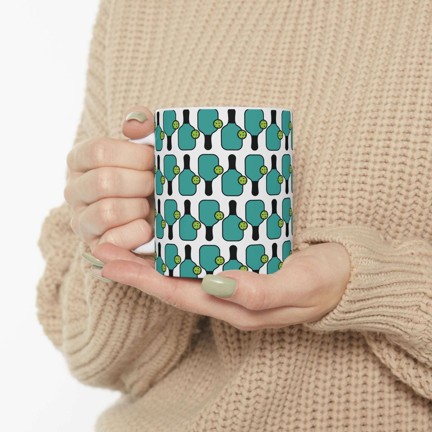 Pickleball Playful Mug - Paddle and Ball