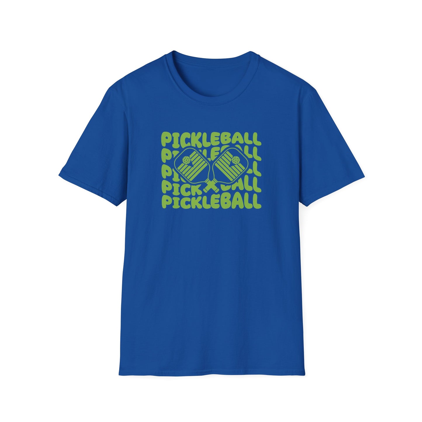 Women's Fun Pickleball T-shirt - Pickleball Echo Royal