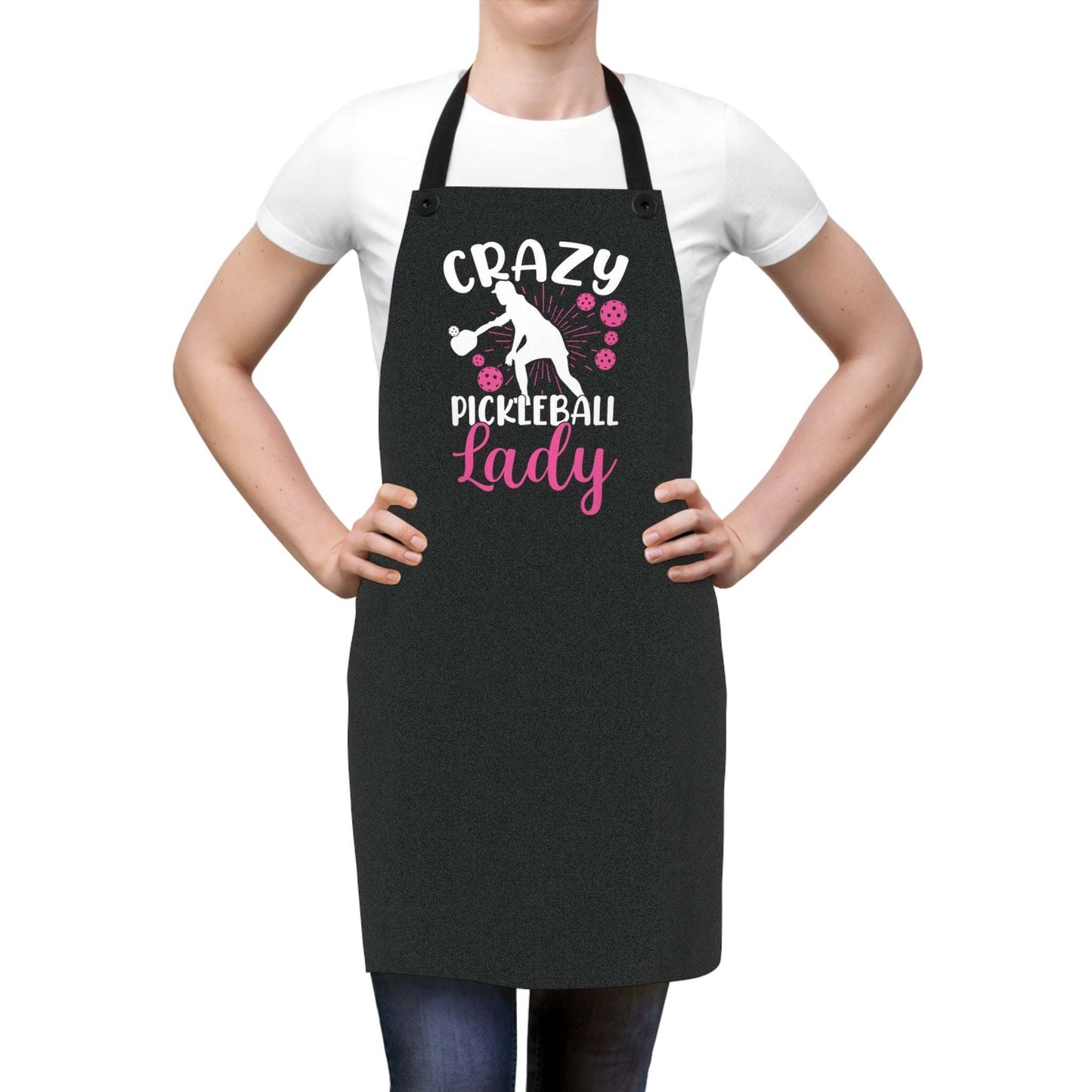Pickleball Playful Apron - Crazy Pickleball Lady