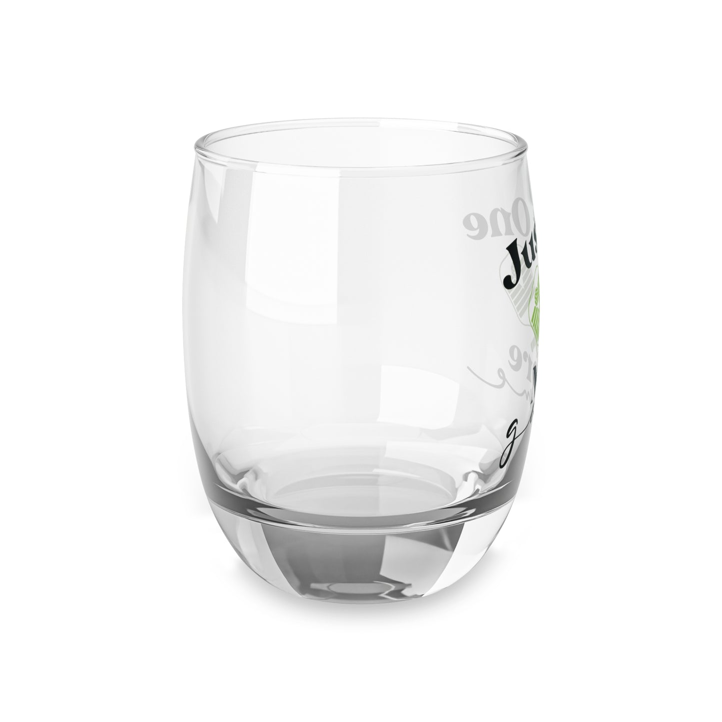 Pickleball Stylish Whiskey Glass - Just One More Game