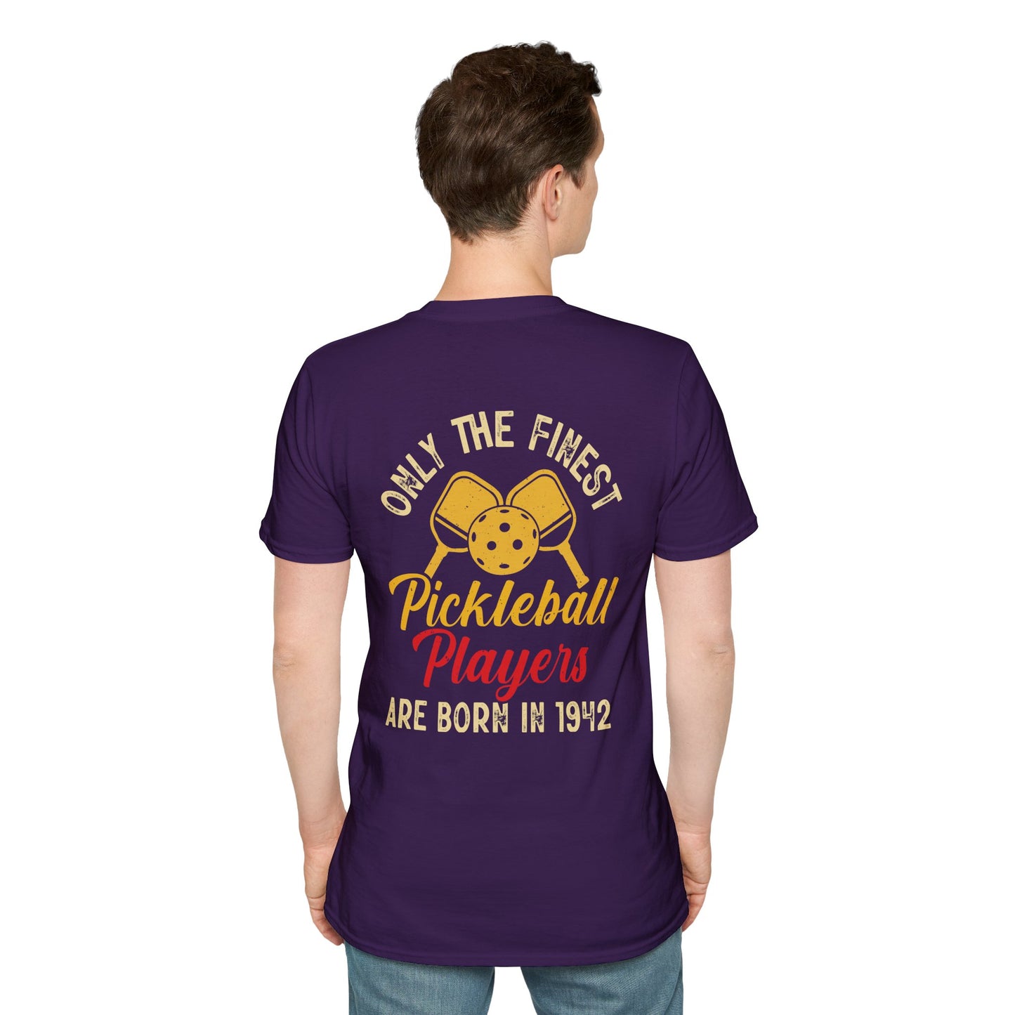 Men's Pickleball T-shirt - Only Finest Pickleball Players Born in 1942