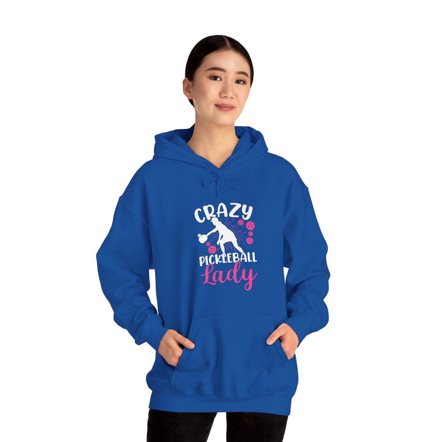 Women's Stylish Pickleball Hoodie - Crazy Pickleball Lady