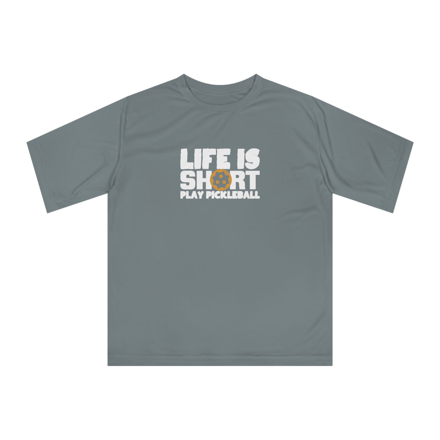 Men's Funny Pickleball T-shirt - Life Is Short Play Pickleball Gray