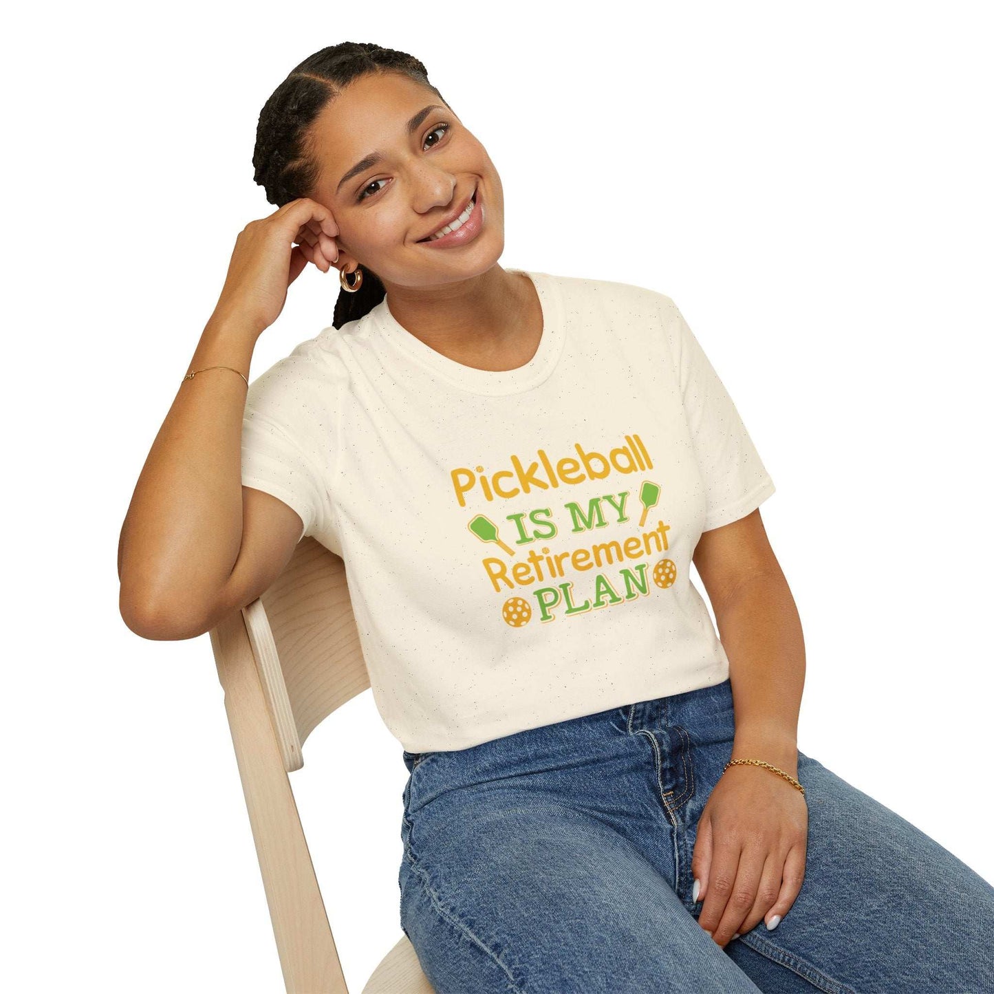 Women's Playful Pickleball T-shirt - Pickleball Is My Retirement Plan
