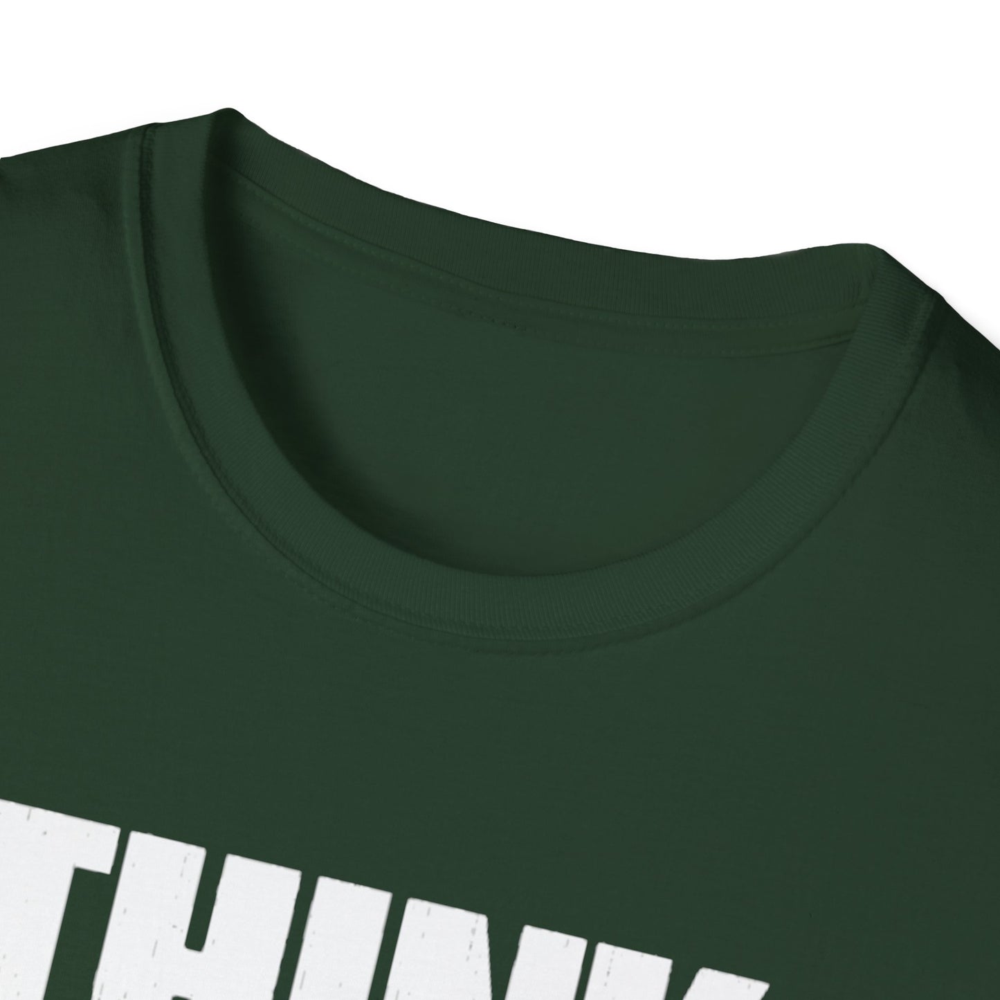 Men's Soft Pickleball T-shirt - Think Before You Dink