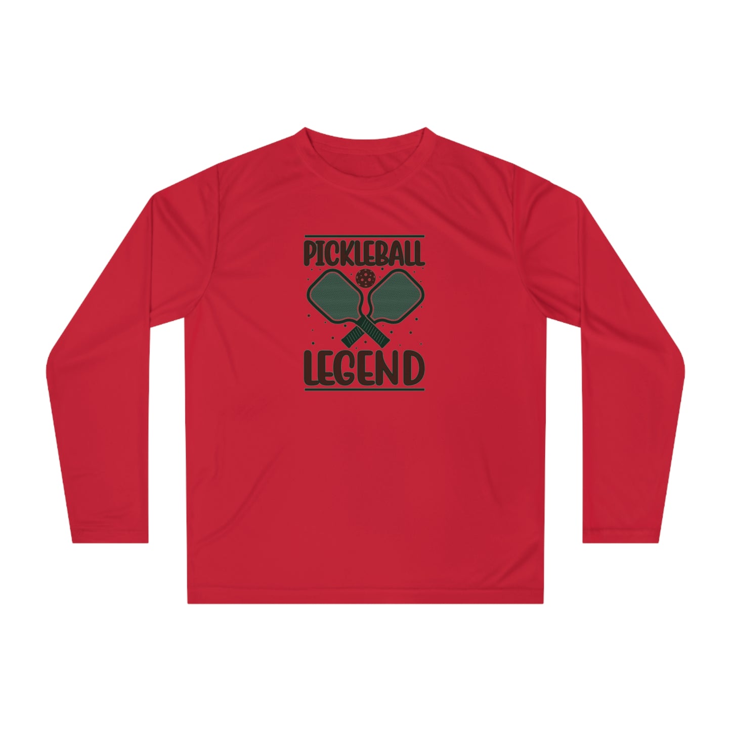 Women's Lightweight Pickleball Long Sleeves top - Pickleball Legend Red