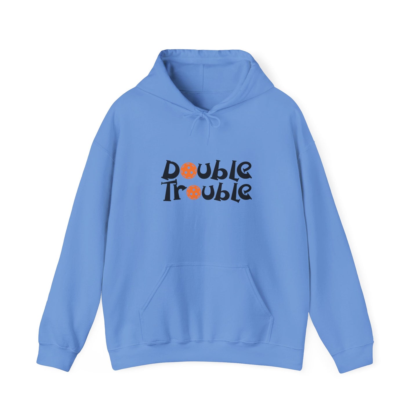 Men's Comfy Pickleball Hoodie - Double Trouble Blue