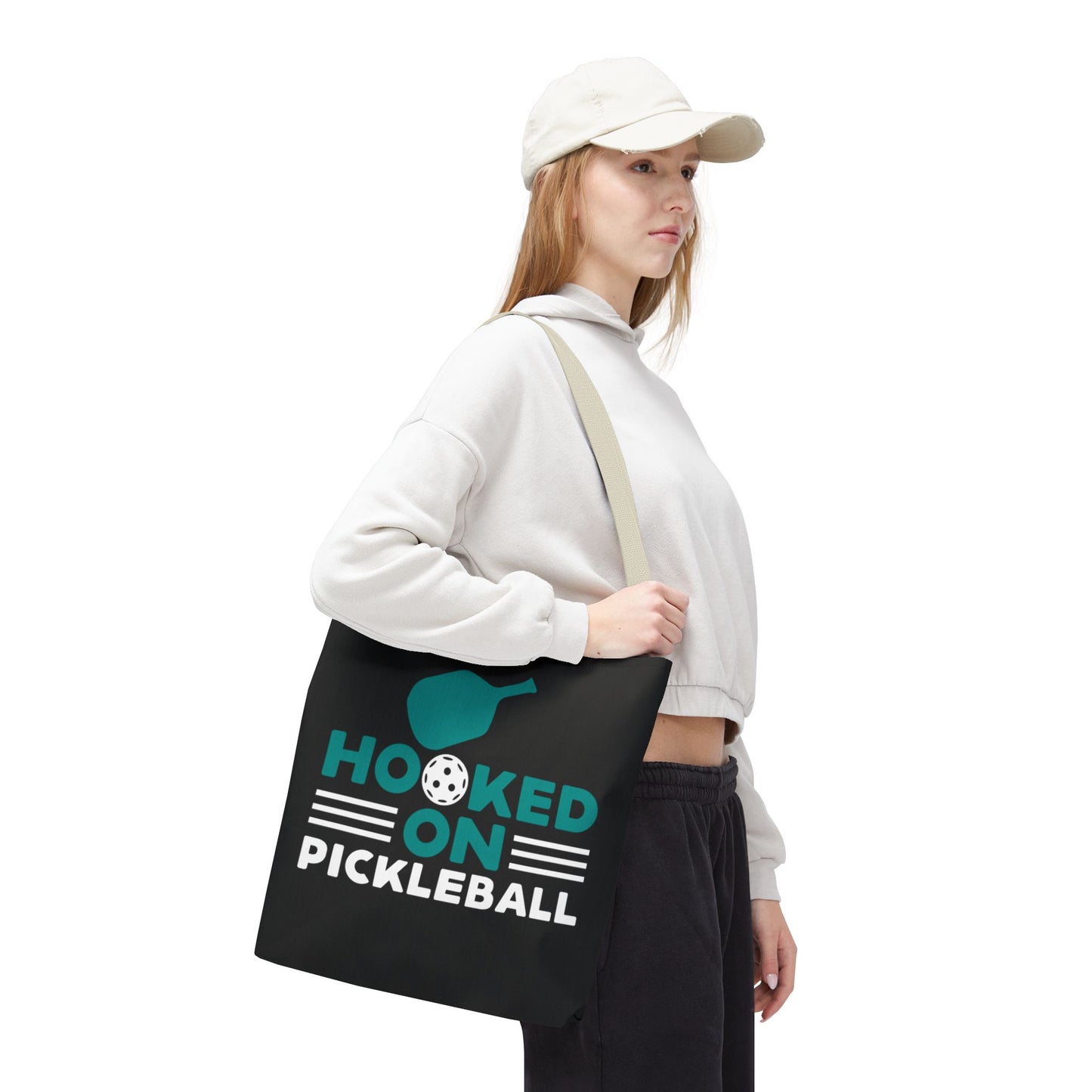 Pickleball Bold Tote Bag - Hooked on Pickleball
