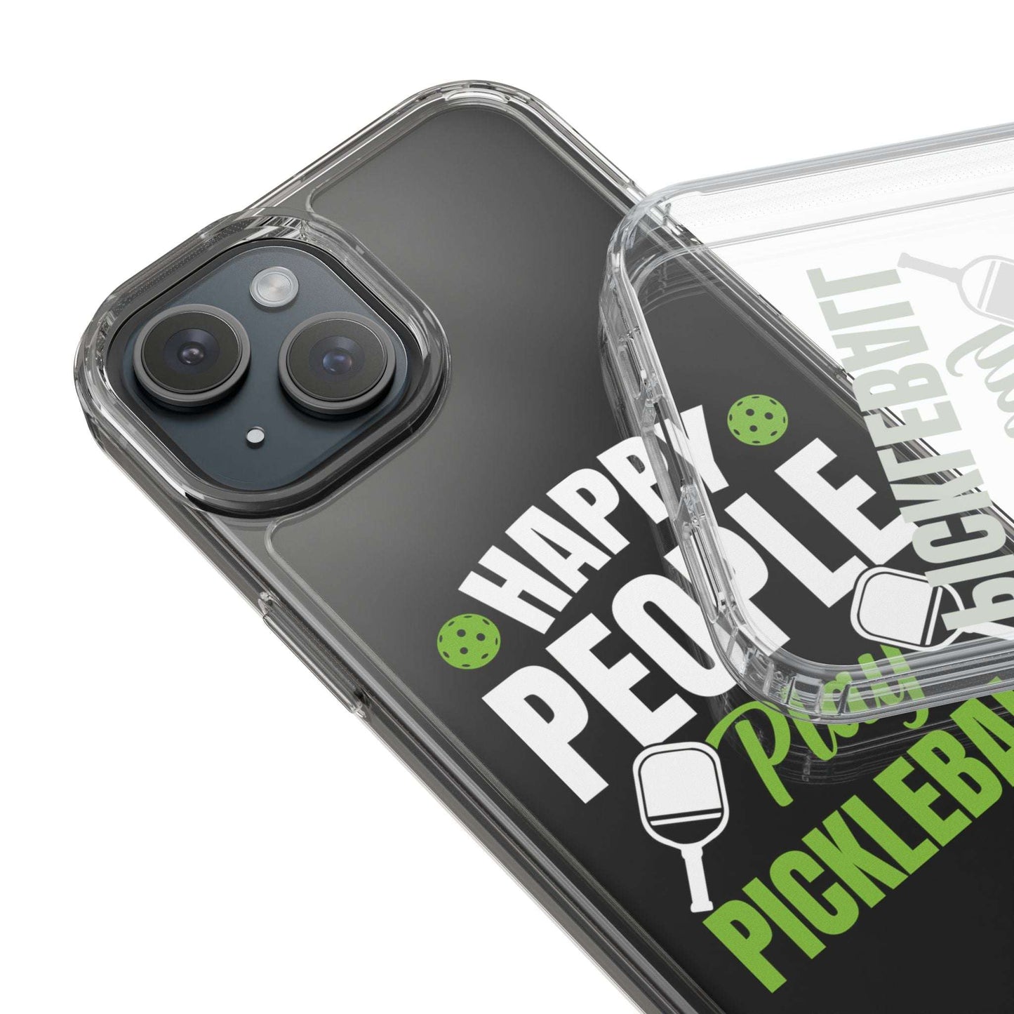 Pickleball Eye-Catching Phone case - Happy People Play Pickleball
