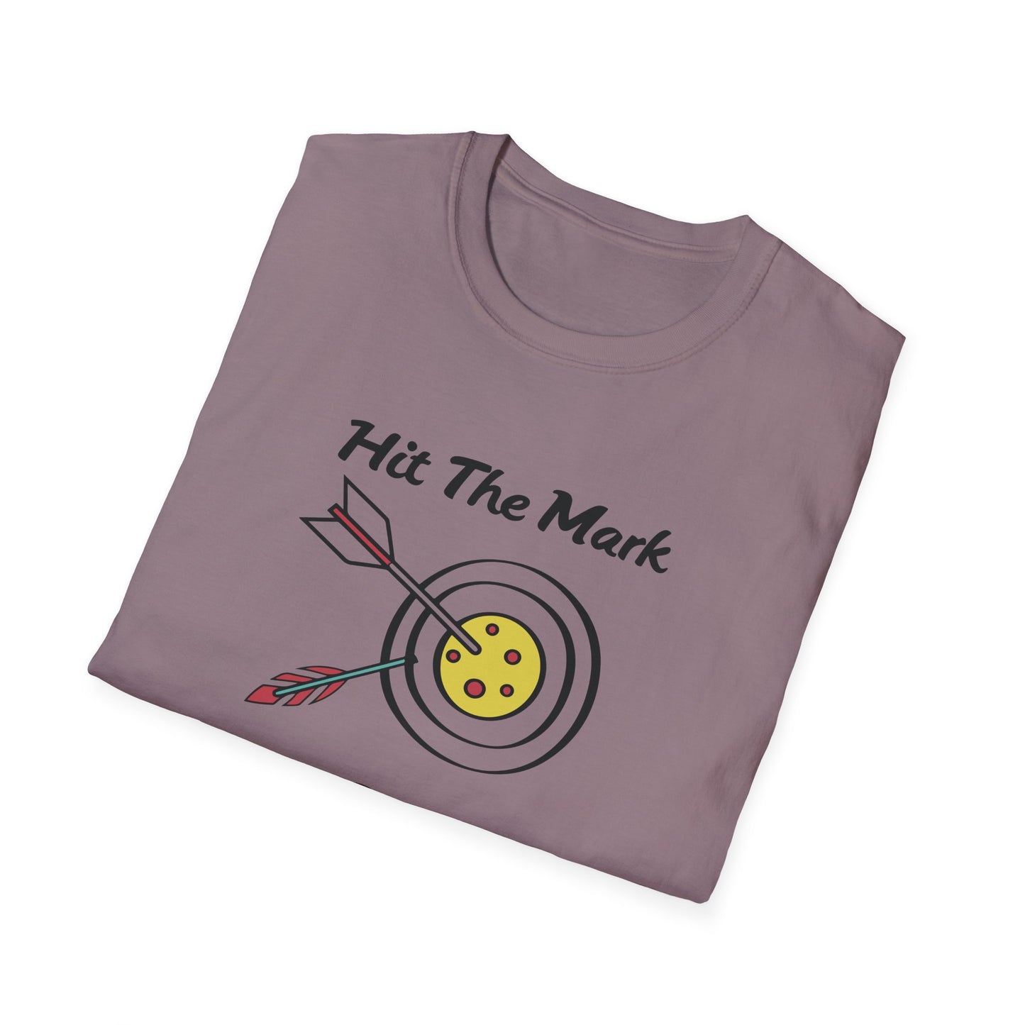 Men's Quirky Pickleball T-shirt - Hit the Mark with Pickleball