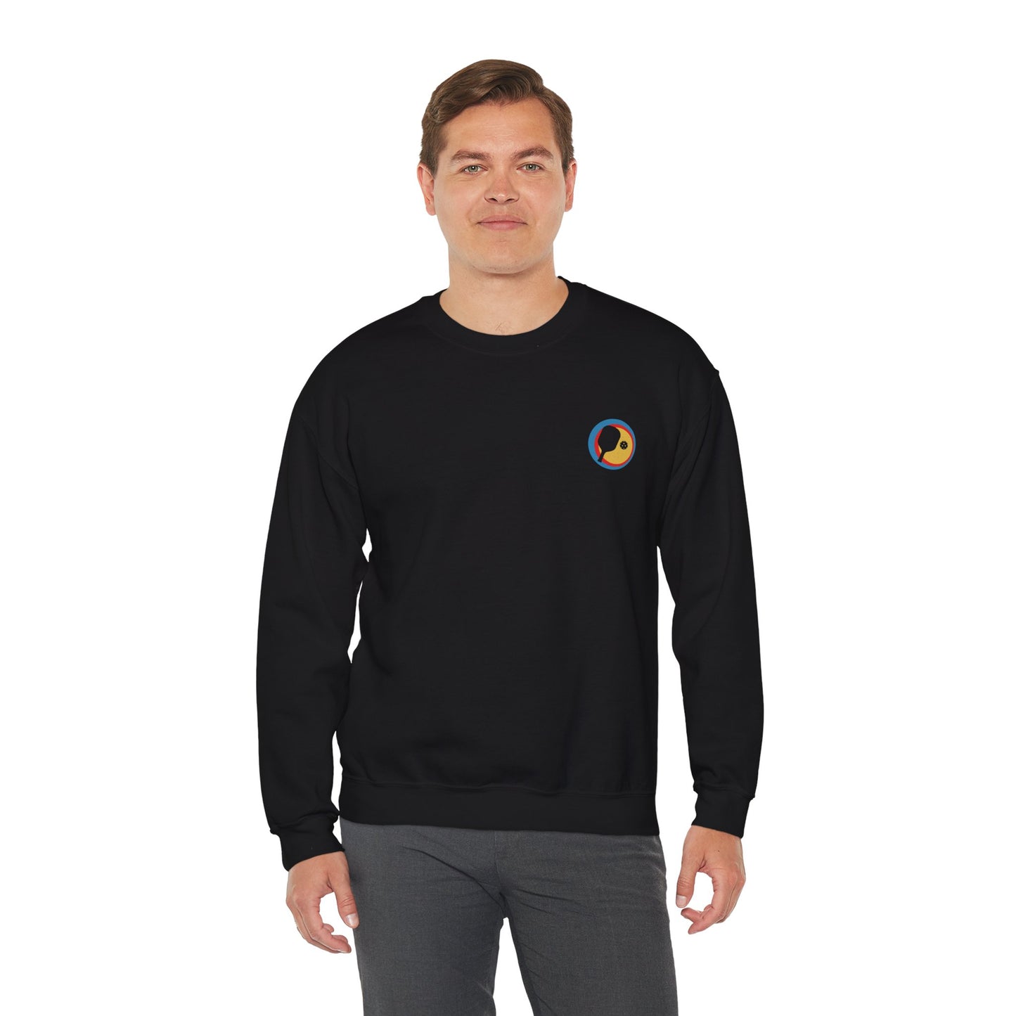 Men's Cool Pickleball Sweatshirt - Eat Sleep Pickleball Repeat Retro