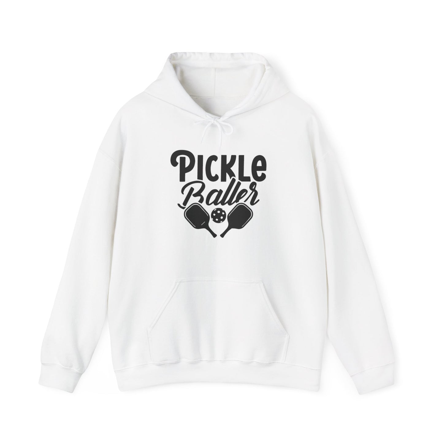 Men's Cool Pickleball Hoodie - Pickleballer White