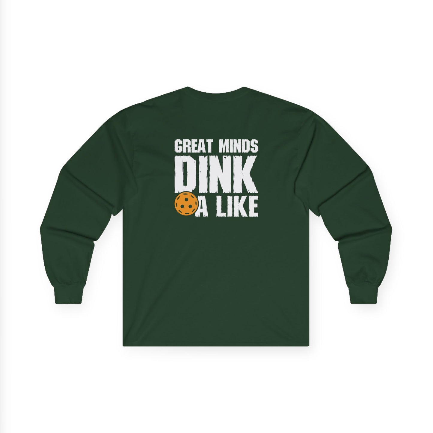 Men's Unique Pickleball Long Sleeves top - Great Minds Dink a Like