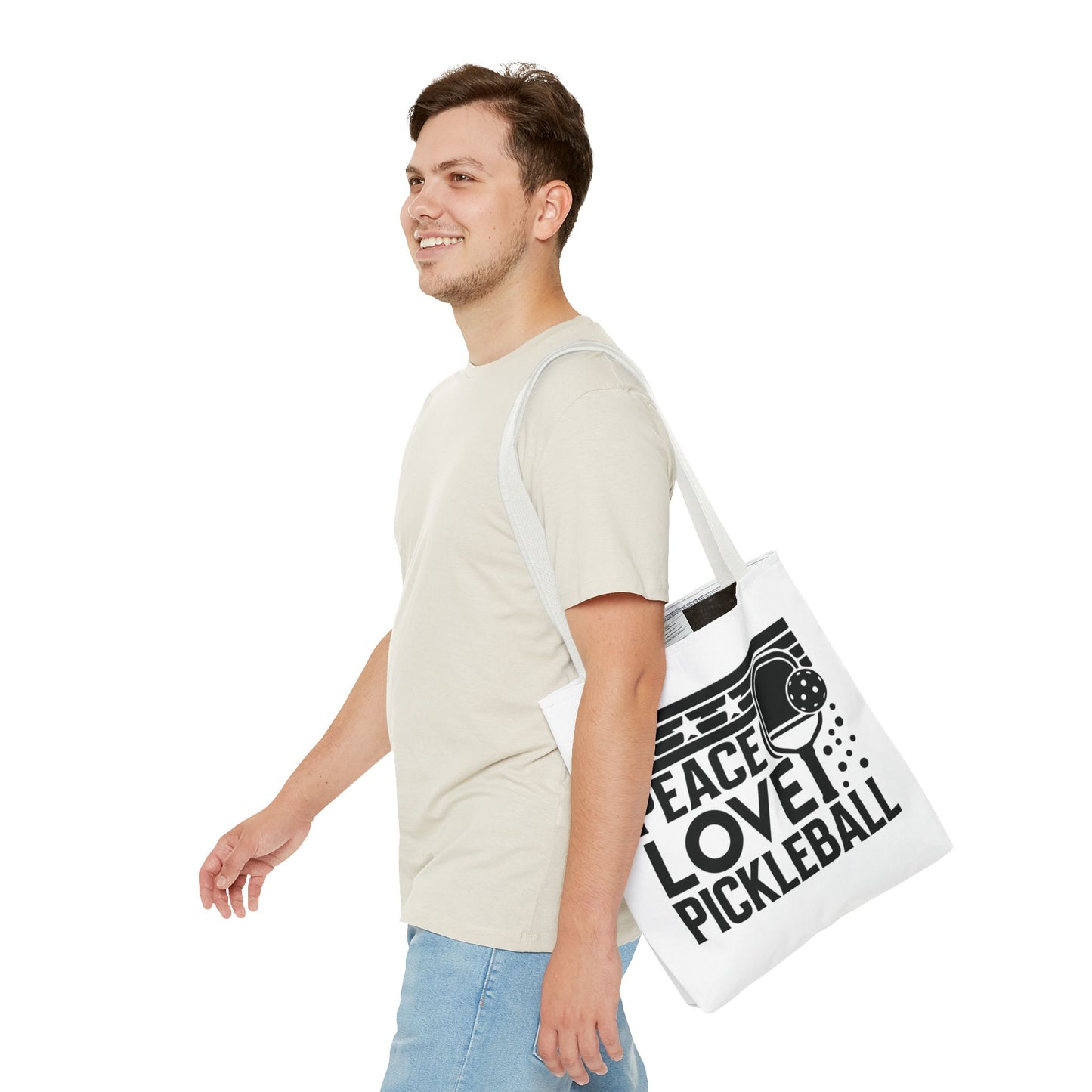Pickleball Bold Tote Bag - Peace Love Pickleball