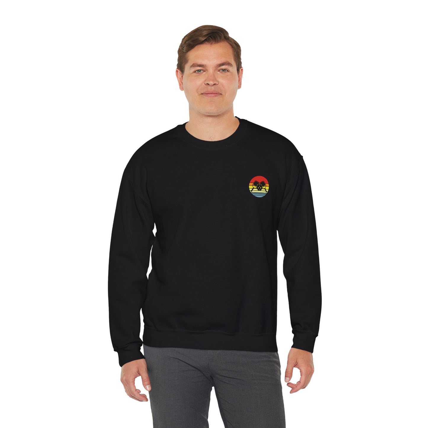 Men's Cool Pickleball Sweatshirt - Just a Guy Who Loves Pickleball