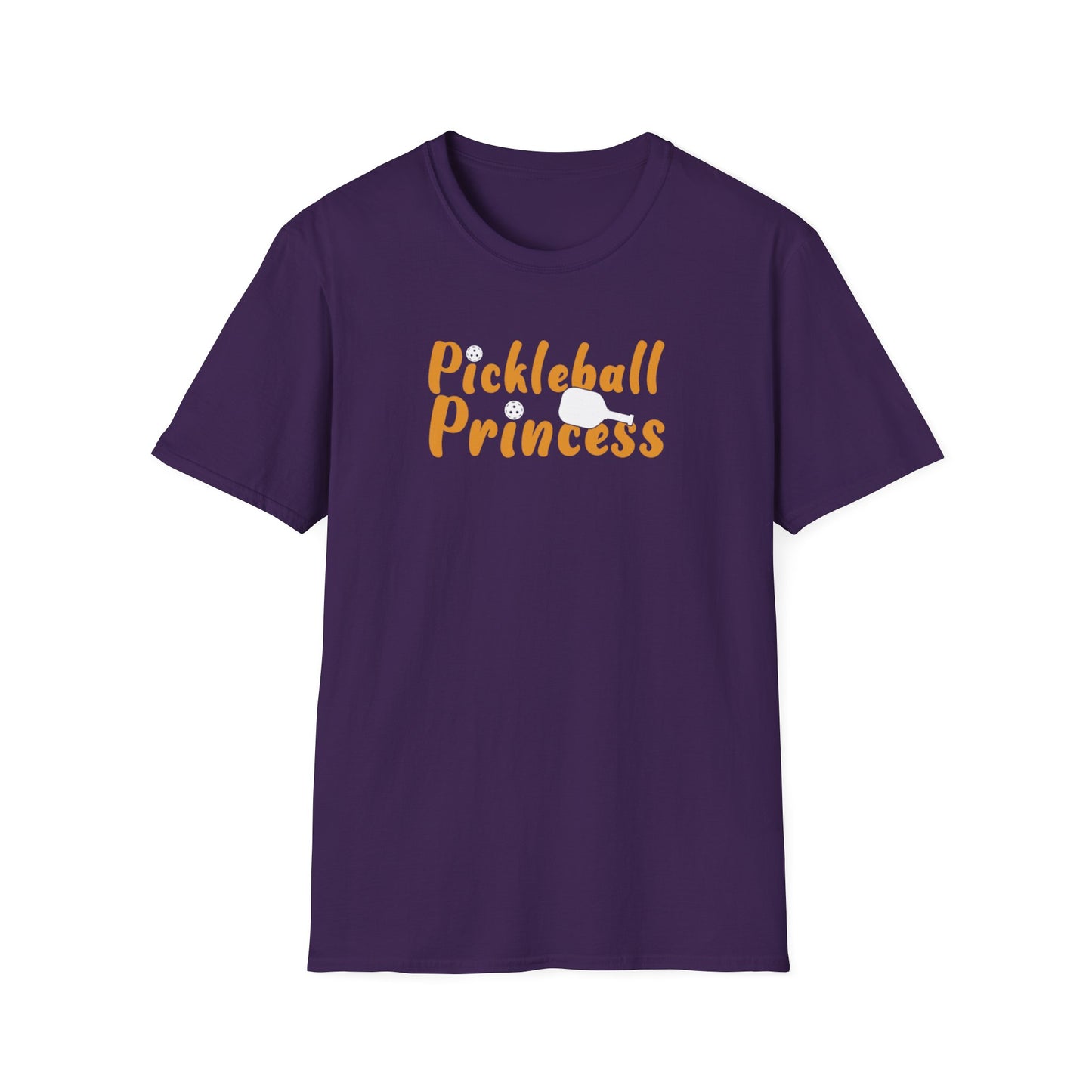 Women's Soft Pickleball T-shirt - Pickleball Princess Purple