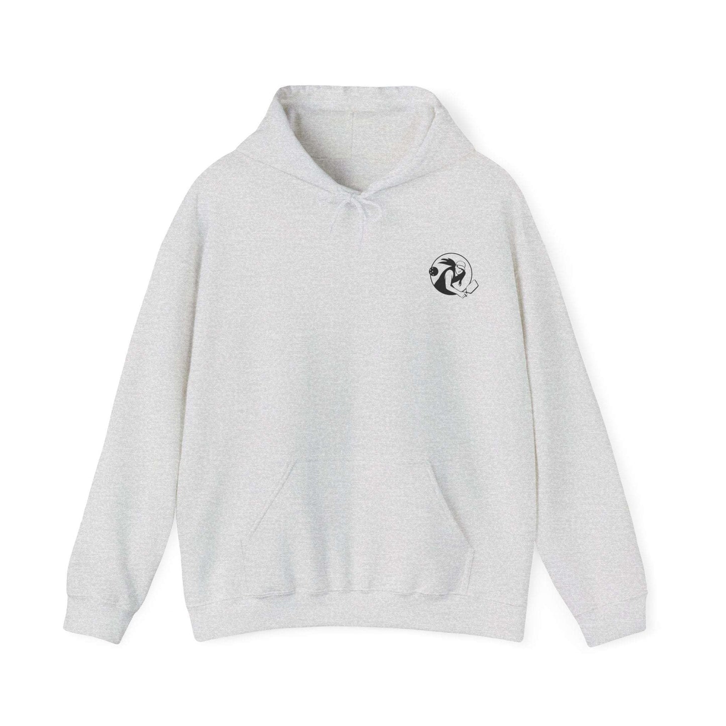 Women's Sporty Pickleball Hoodie - Designated Dinker Grey