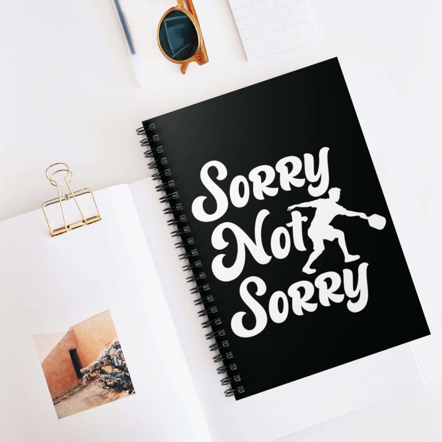 Pickleball Cool Notebook - Sorry Not Sorry