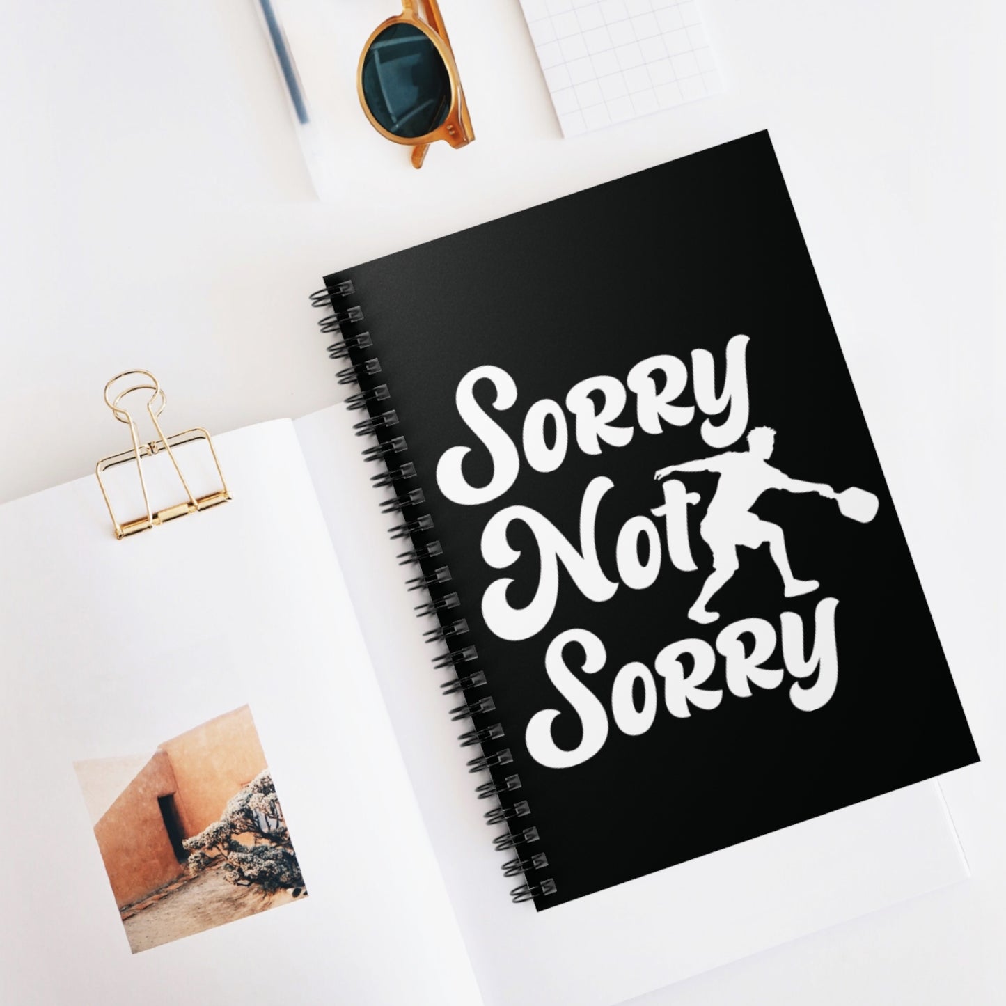 Pickleball Cool Notebook - Sorry Not Sorry