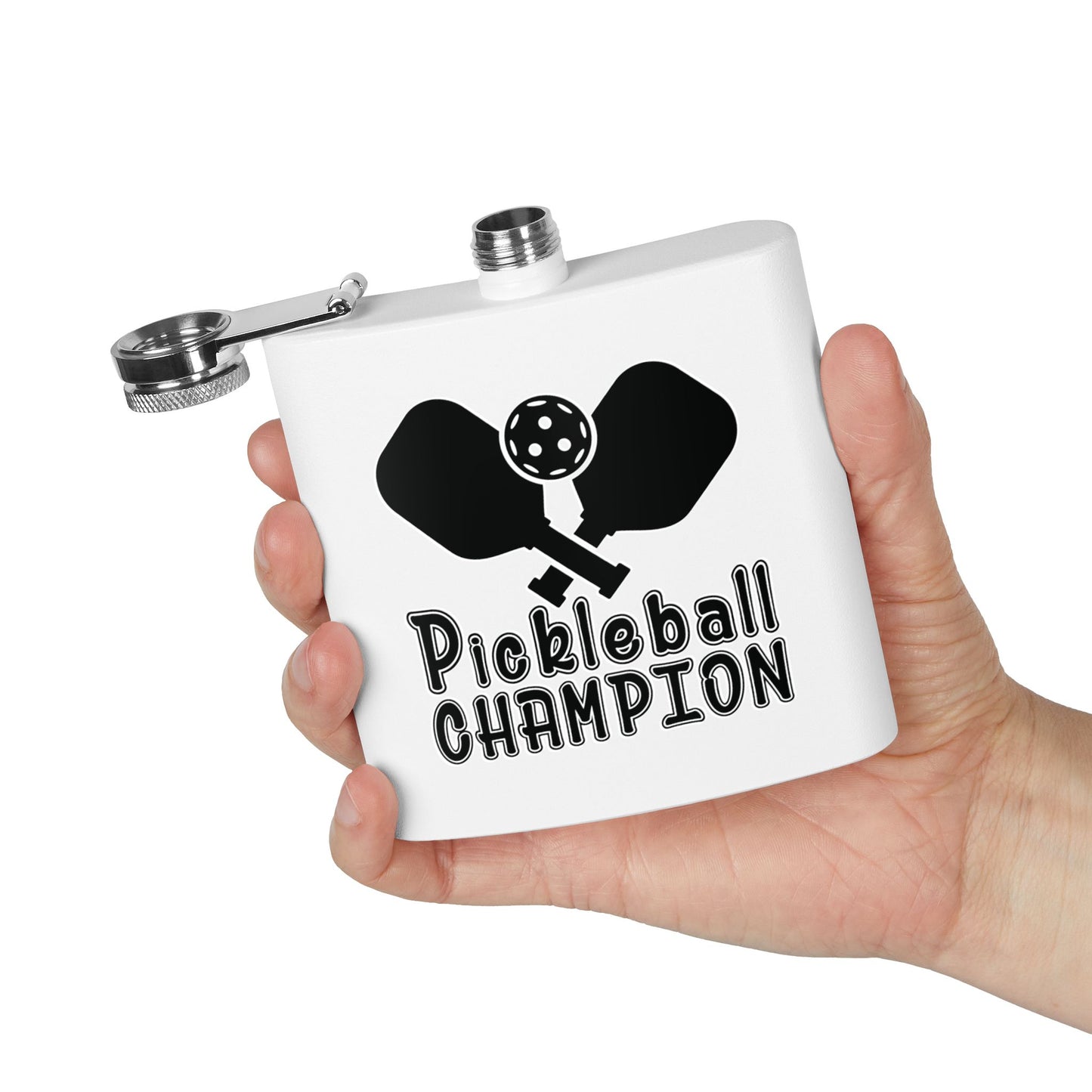 Pickleball Energetic Flask - Pickleball Champion