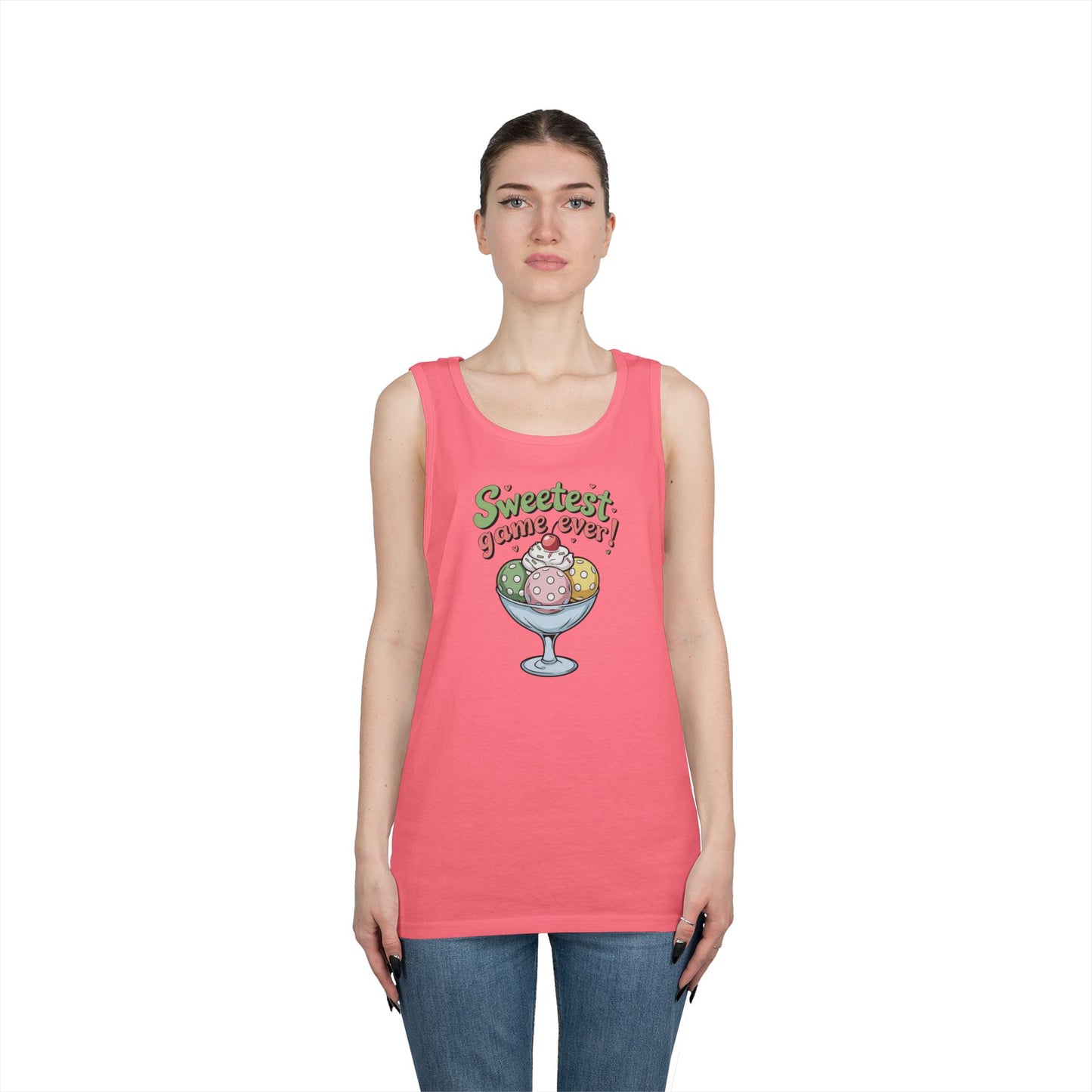 Women's Cute Pickleball Tank Top - Sweetest Game Ever
