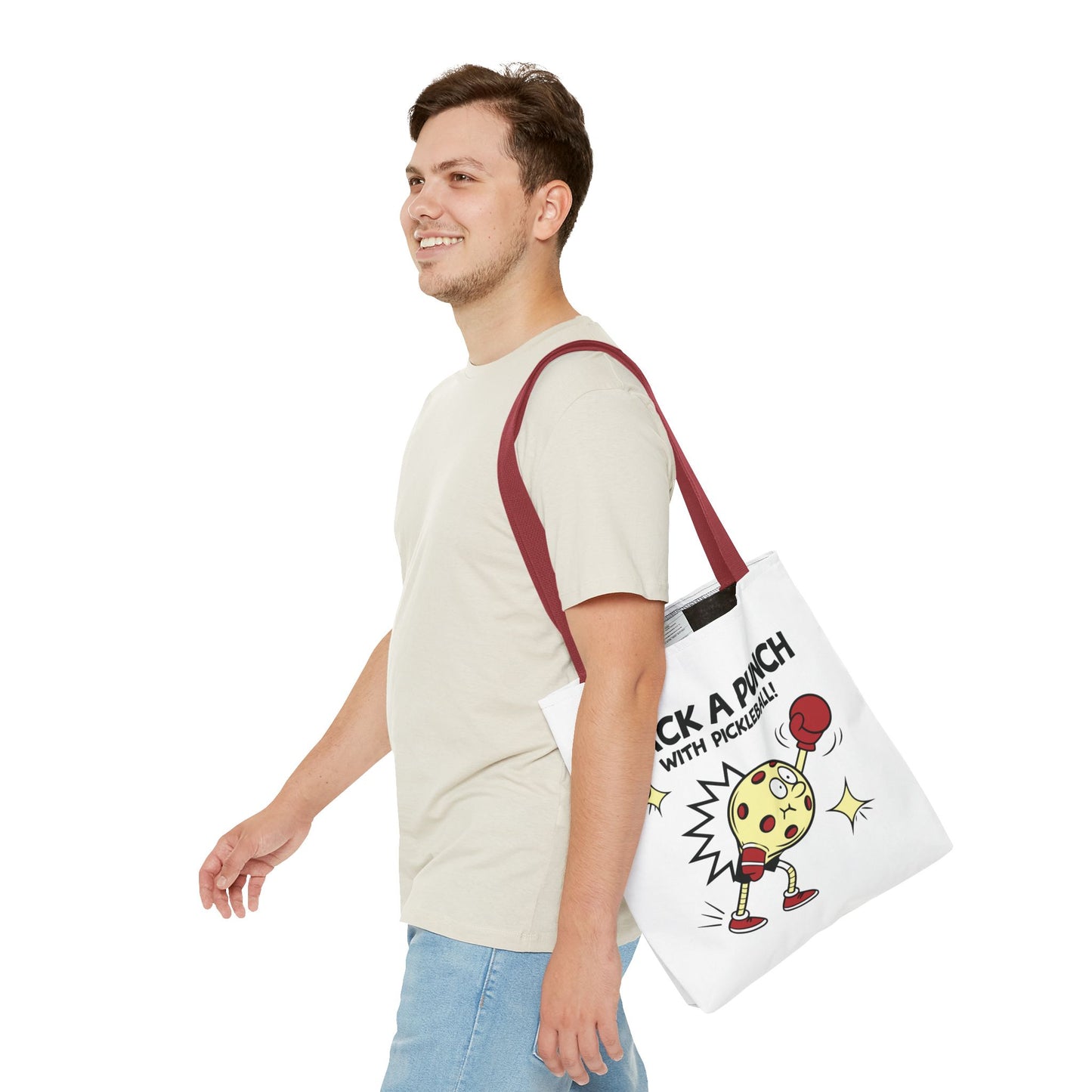 Pickleball Stylish Tote Bag - Pack a Punch with Pickleball