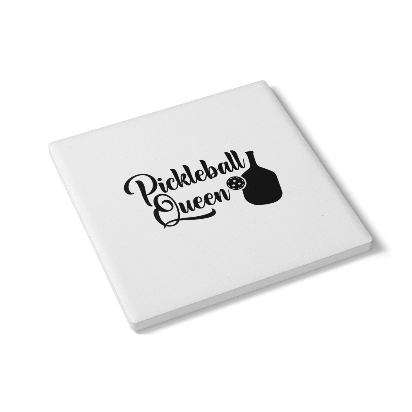 Pickleball Durable Ceramic Coaster - Pickleball Queen