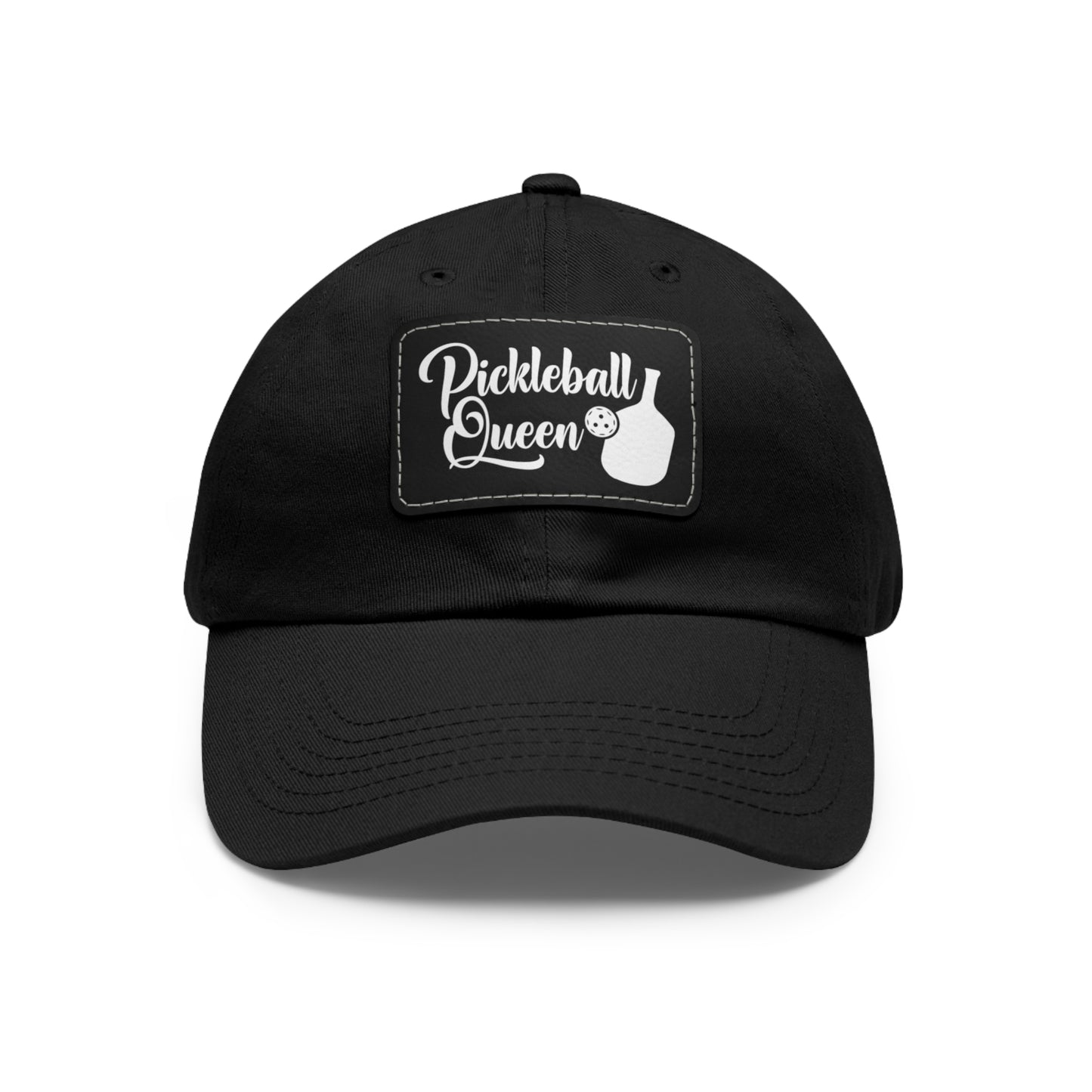Pickleball Stylish Cap - Pickleball Queen Black