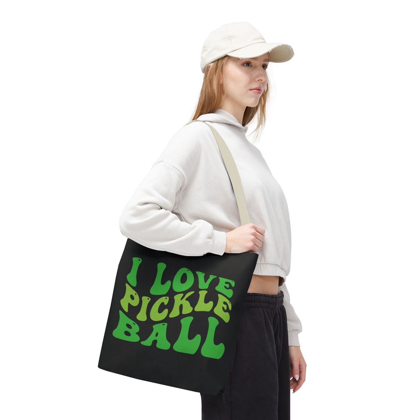 Pickleball Cute Tote Bag - I Love Pickleball