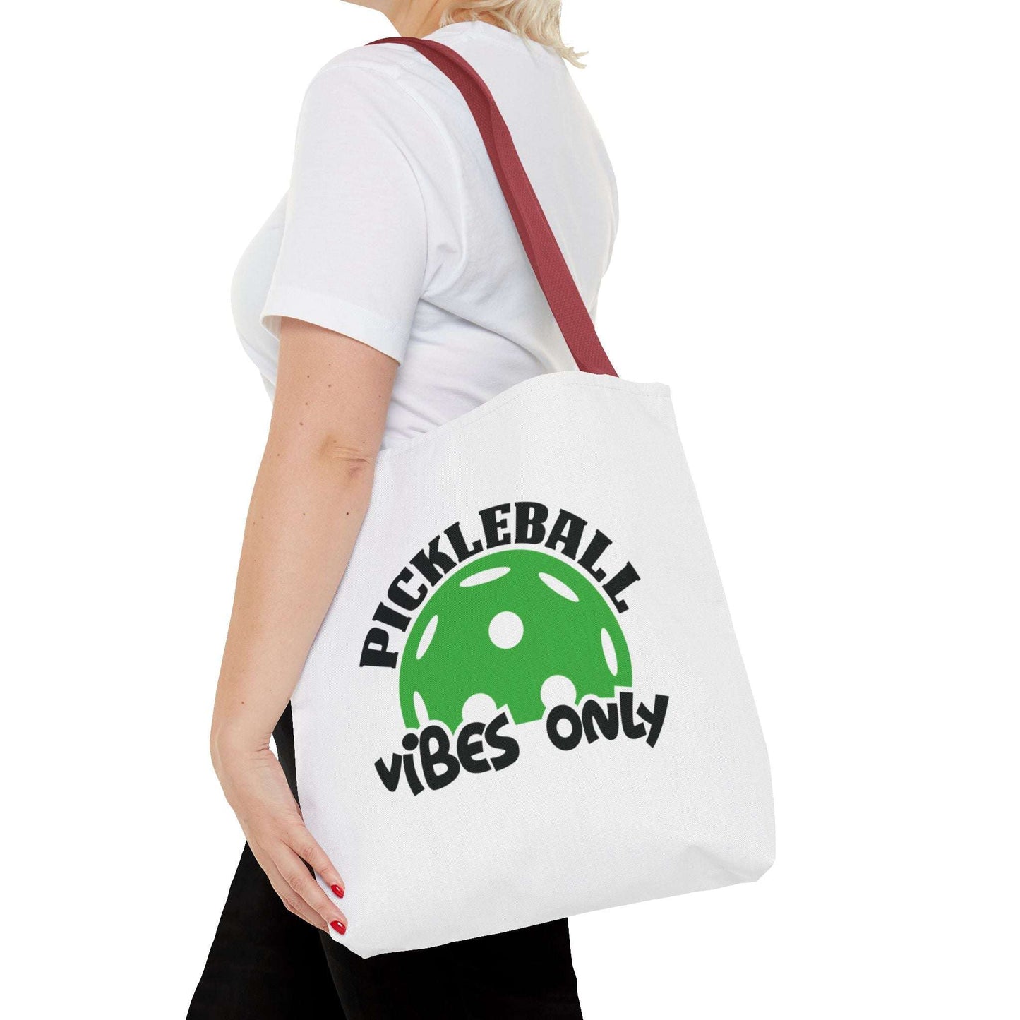 Pickleball Durable Tote Bag - Pickleball Vibes Only