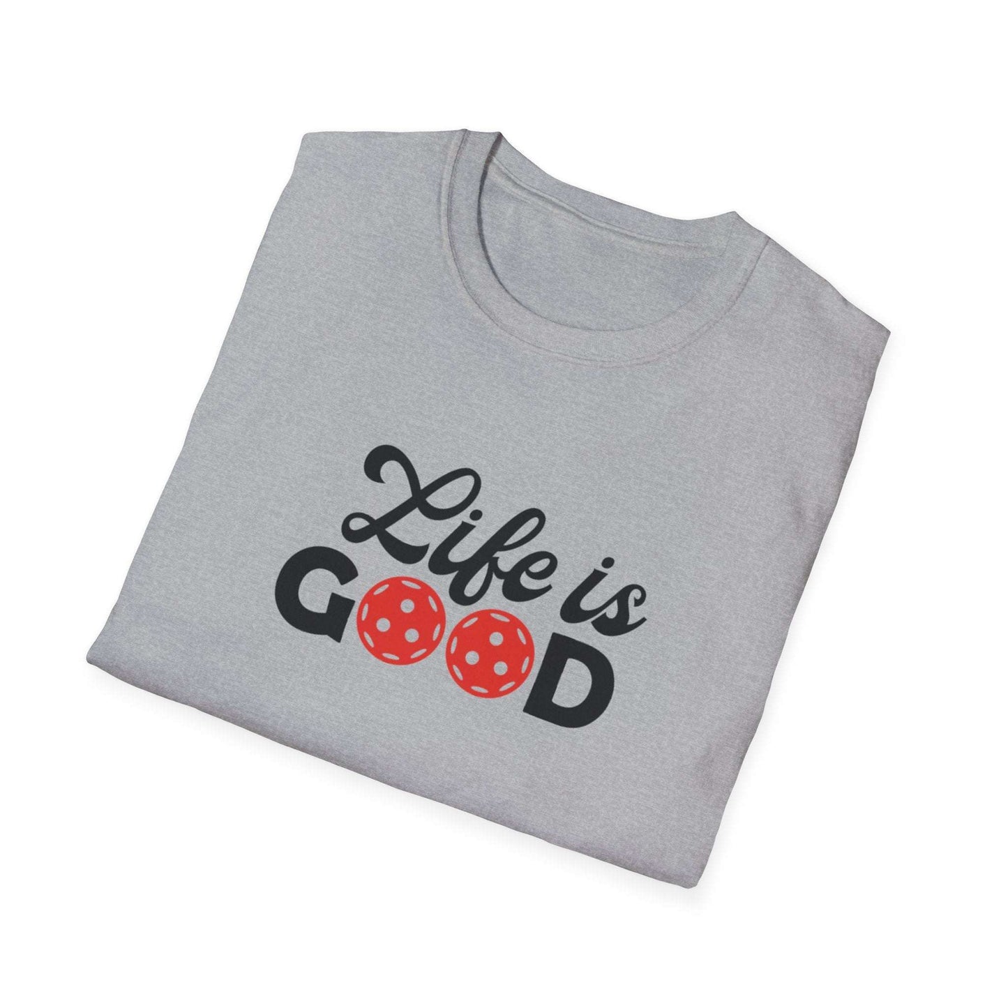 Women's Cute Pickleball T-shirt - Life is Good