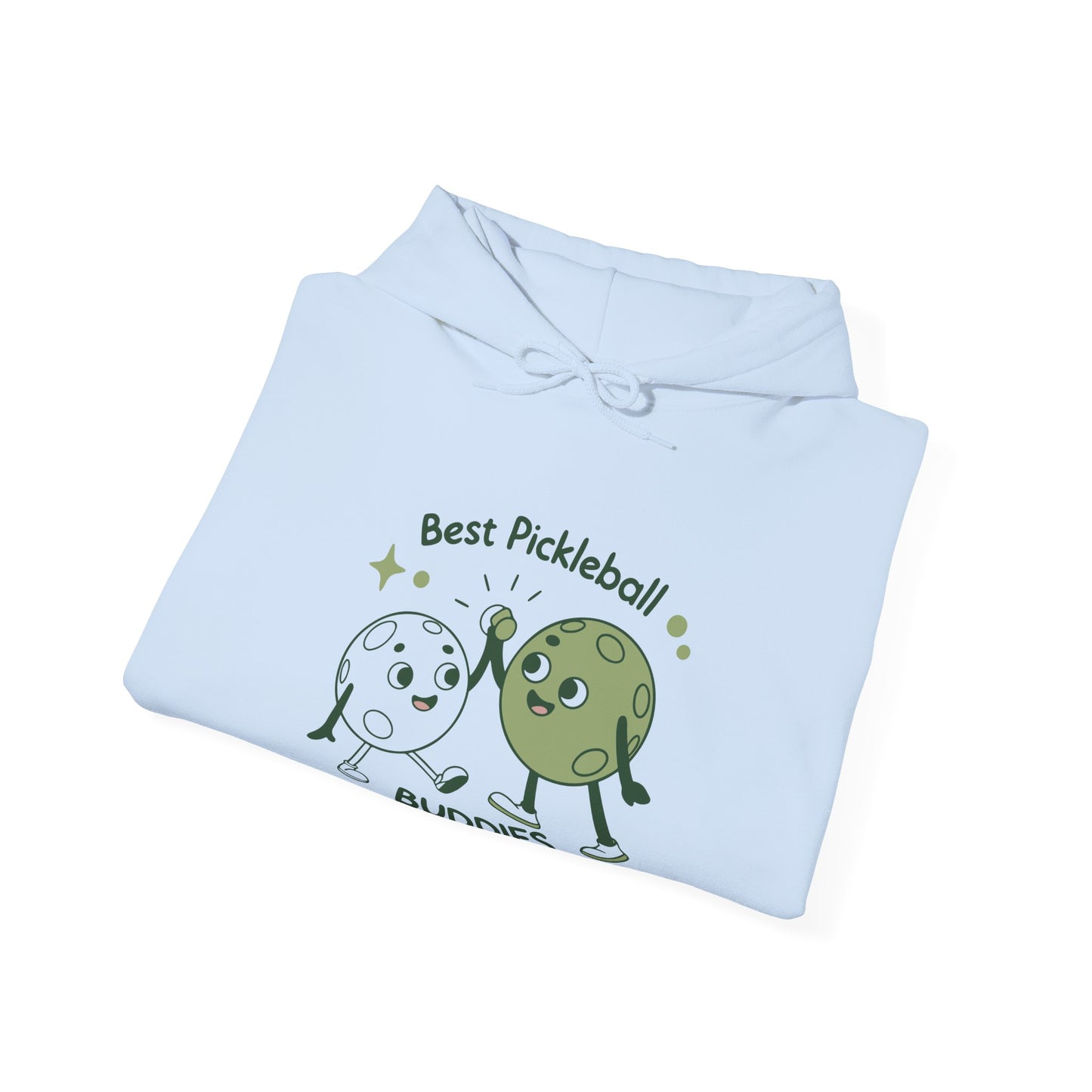 Men's Cute Pickleball Hoodie - Best Pickleball Buddies