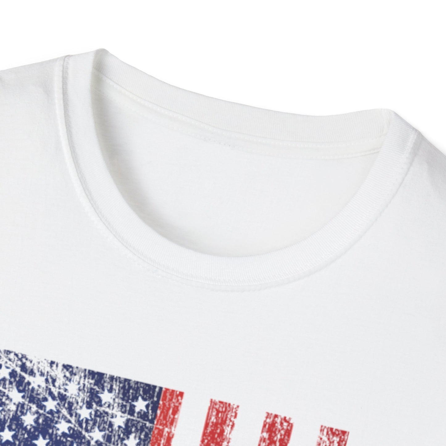 Women's Vibrant Pickleball T-shirt - Pickleball with American Flag