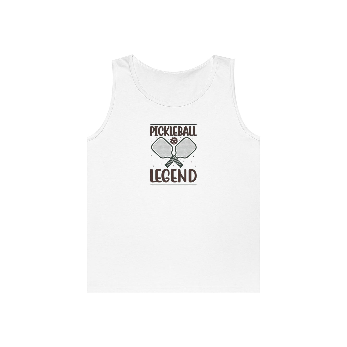 Women's Stylish Pickleball Tank Top - Pickleball Legend White