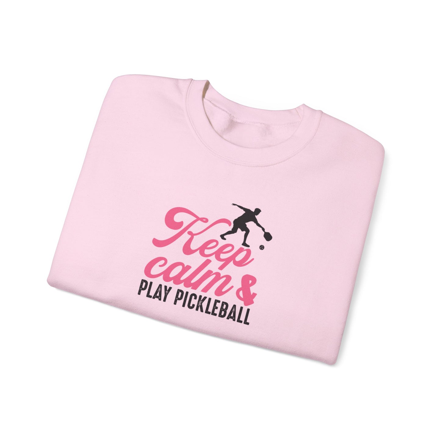 Women's Soft Pickleball Sweatshirt - Keep Calm & Play Pickleball