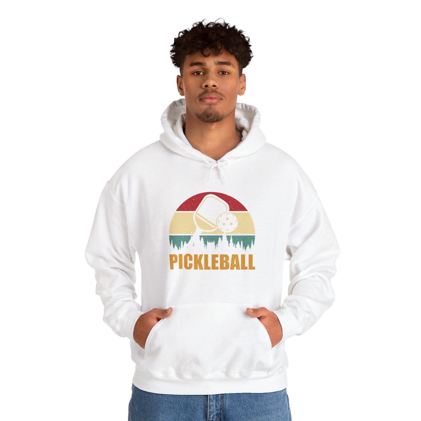 Men's Cool Pickleball Hoodie - Pickleball Retro