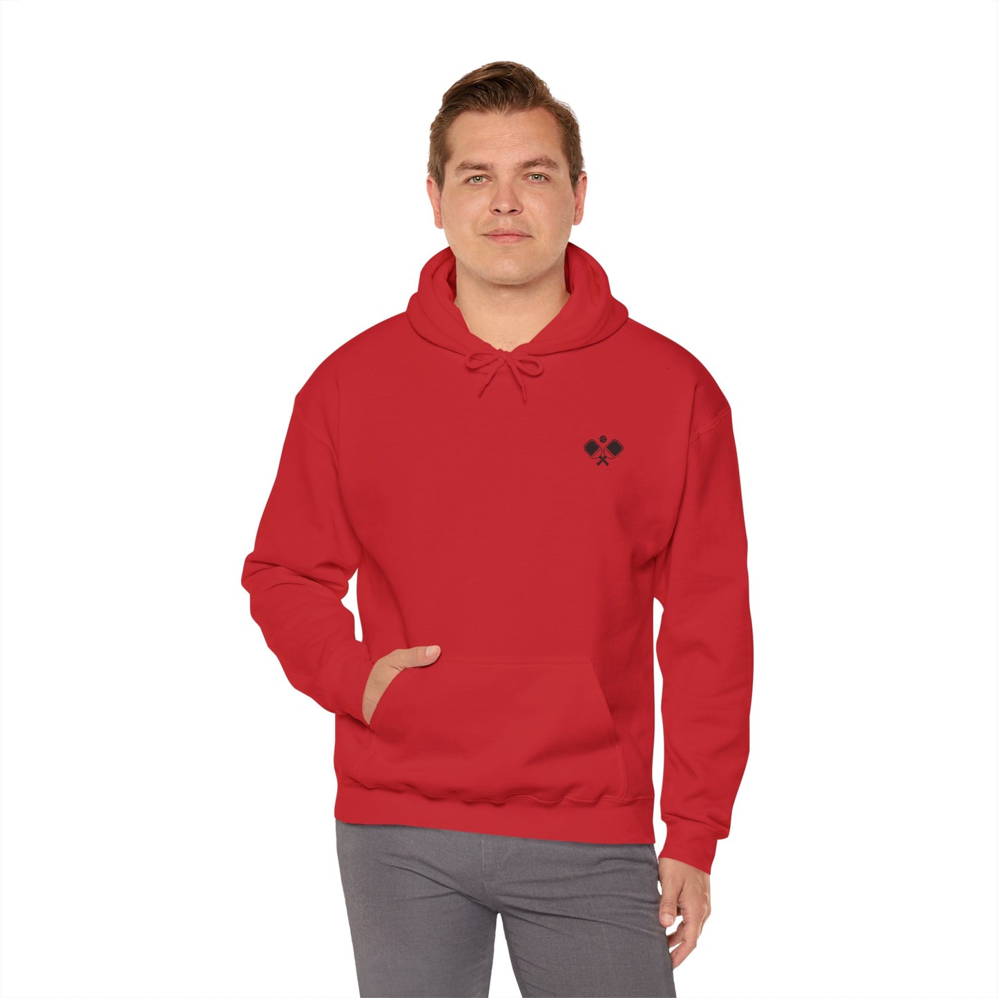 Men's Soft Pickleball Hoodie - Life is Good Pickleball Make It Better
