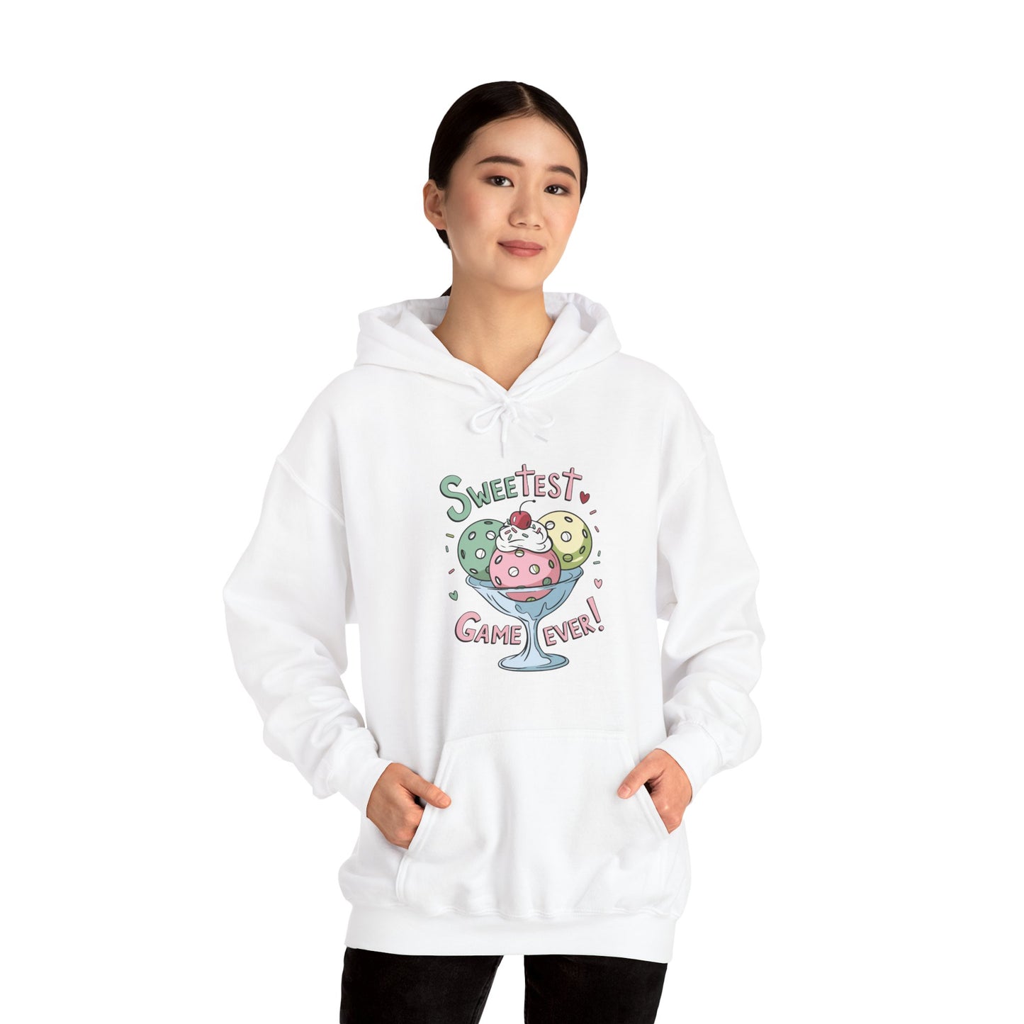 Women's Comfy Pickleball Hoodie - Sweetest Game Ever