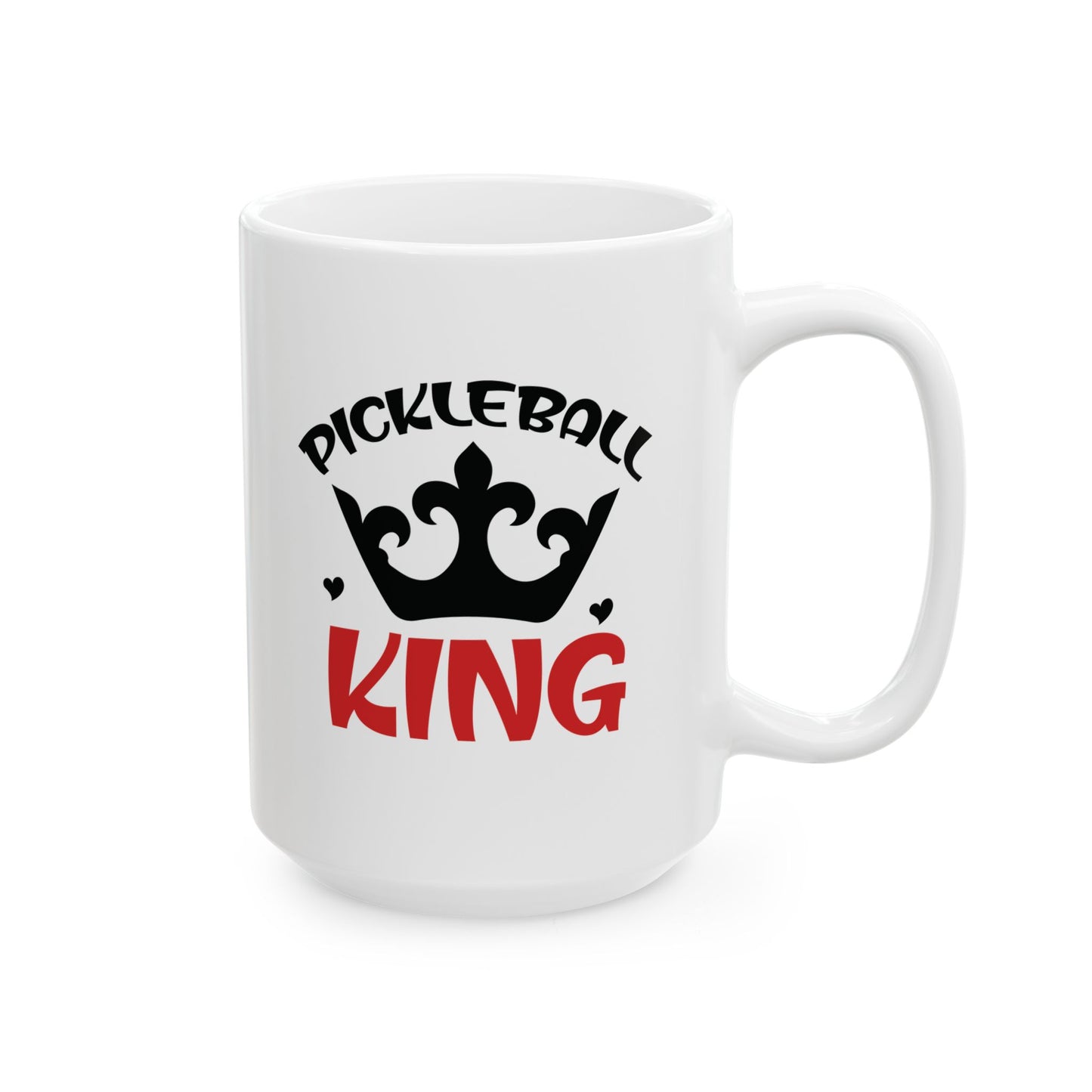 Pickleball Handy Mug - Pickleball King White