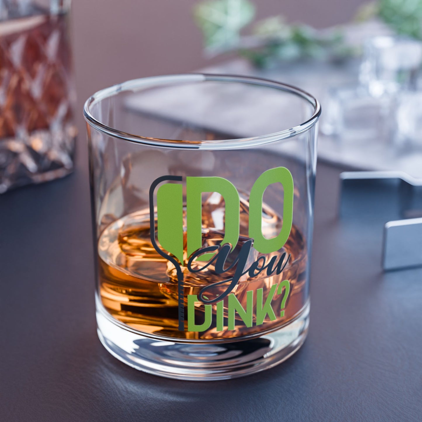 Pickleball Stylish Rocks Glass - Do You Dink?