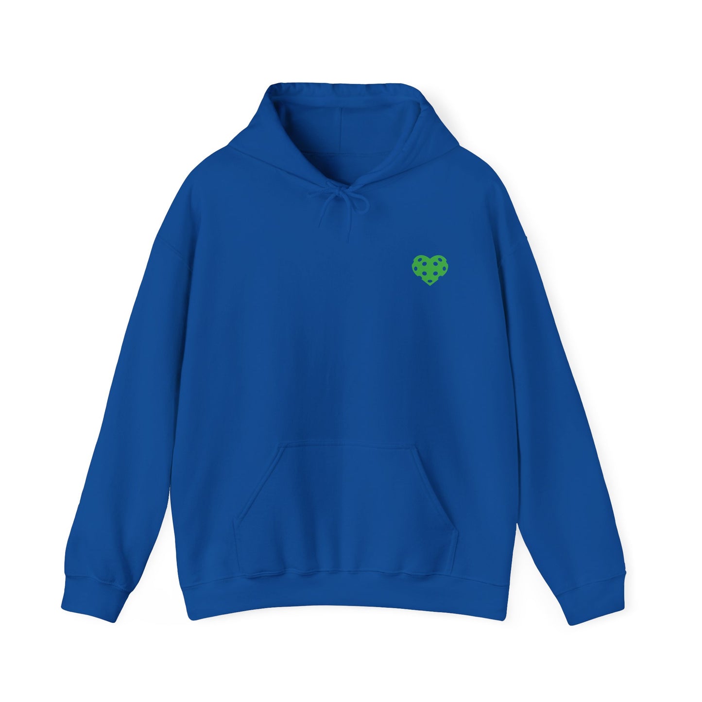 Women's Eye-Catching Pickleball Hoodie - Crazy Pickleball Lady Royal