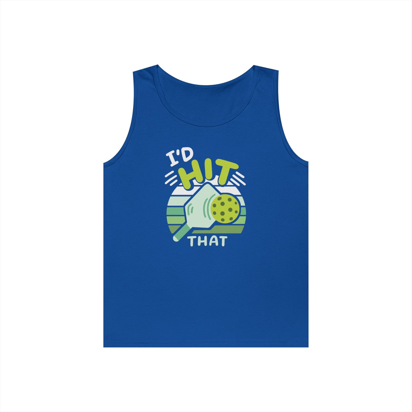 Women's Playful Pickleball Tank Top - I'd Hit That Royal
