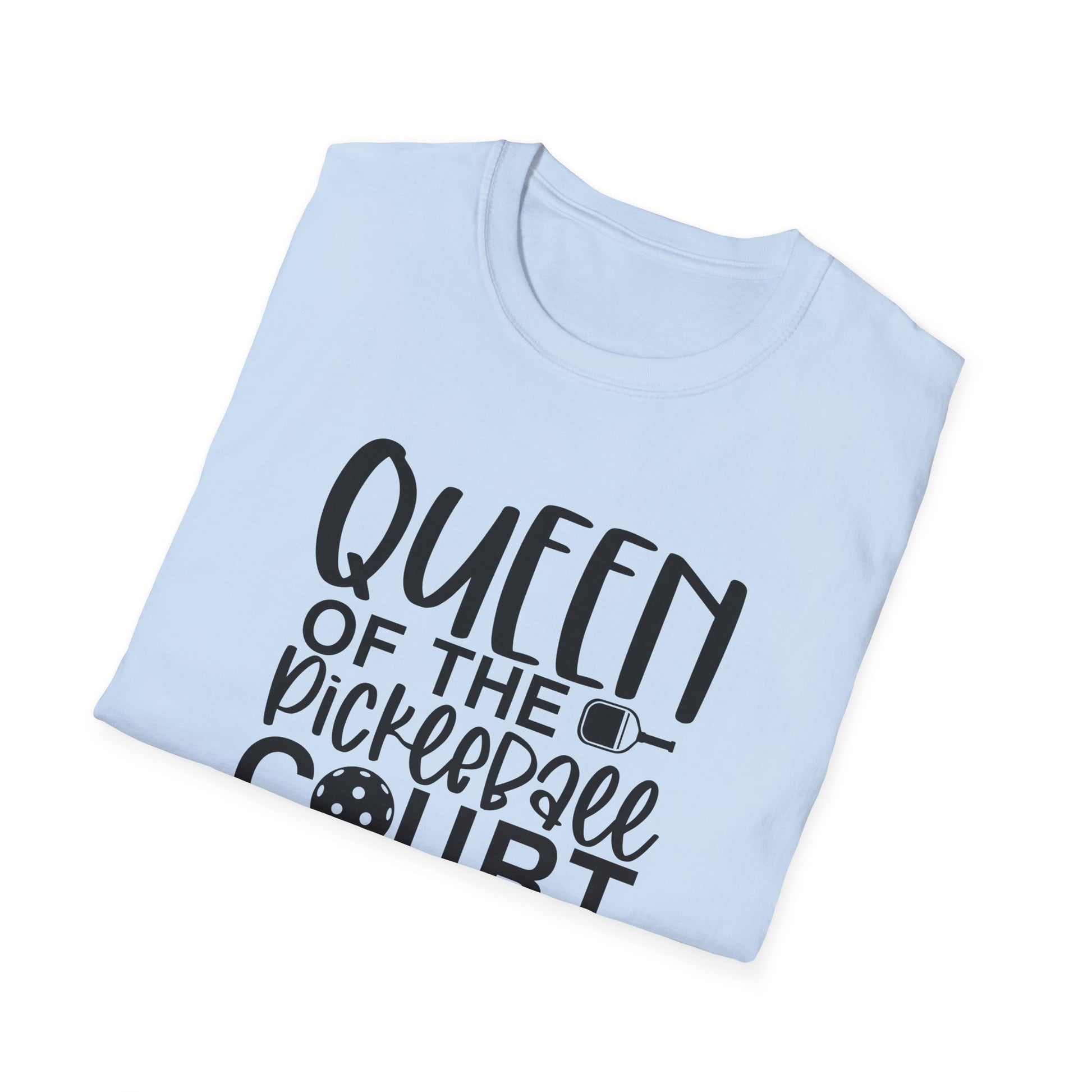Women's Lightweight Pickleball T-shirt - Queen of the Pickleball Court