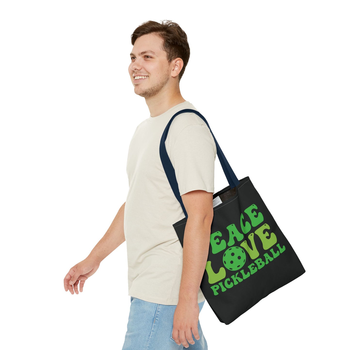 Pickleball Stylish Tote Bag - Peace Love Pickleball