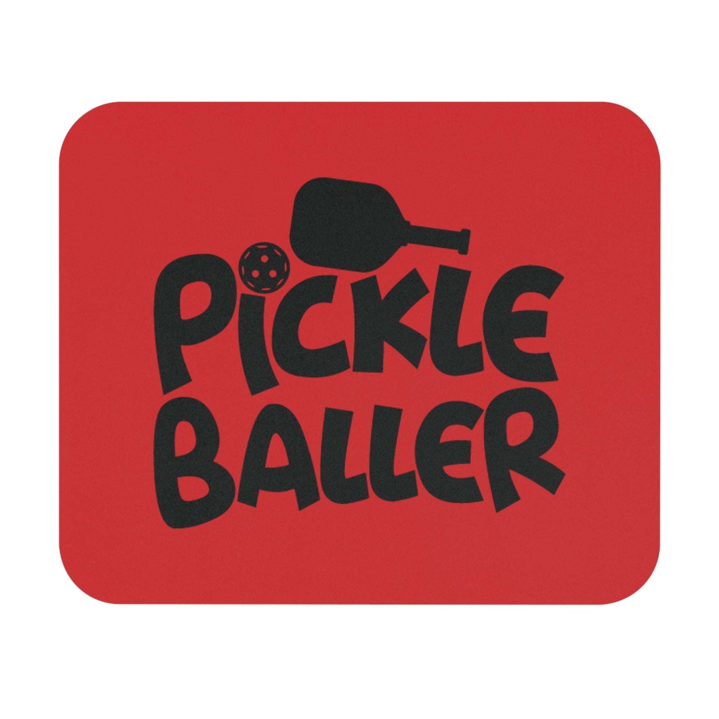 Pickleball Durable Mouse pad - Pickleballer Red