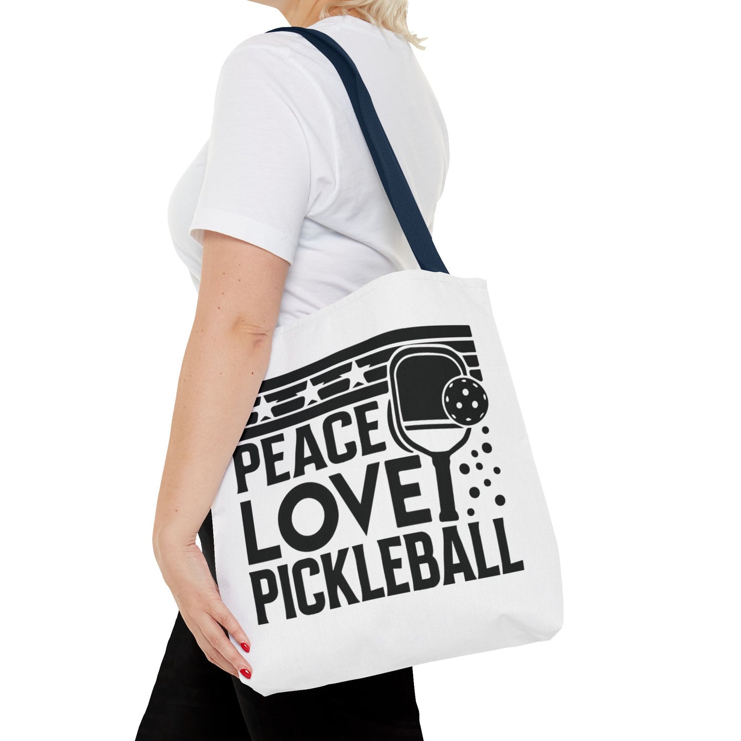 Pickleball Bold Tote Bag - Peace Love Pickleball
