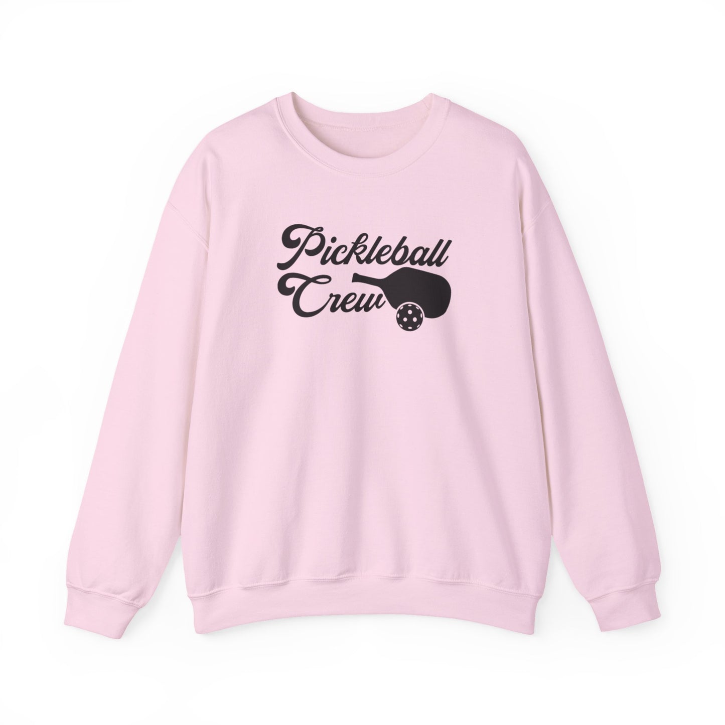Women's Sporty Pickleball Sweatshirt - Pickleball Crew Pink