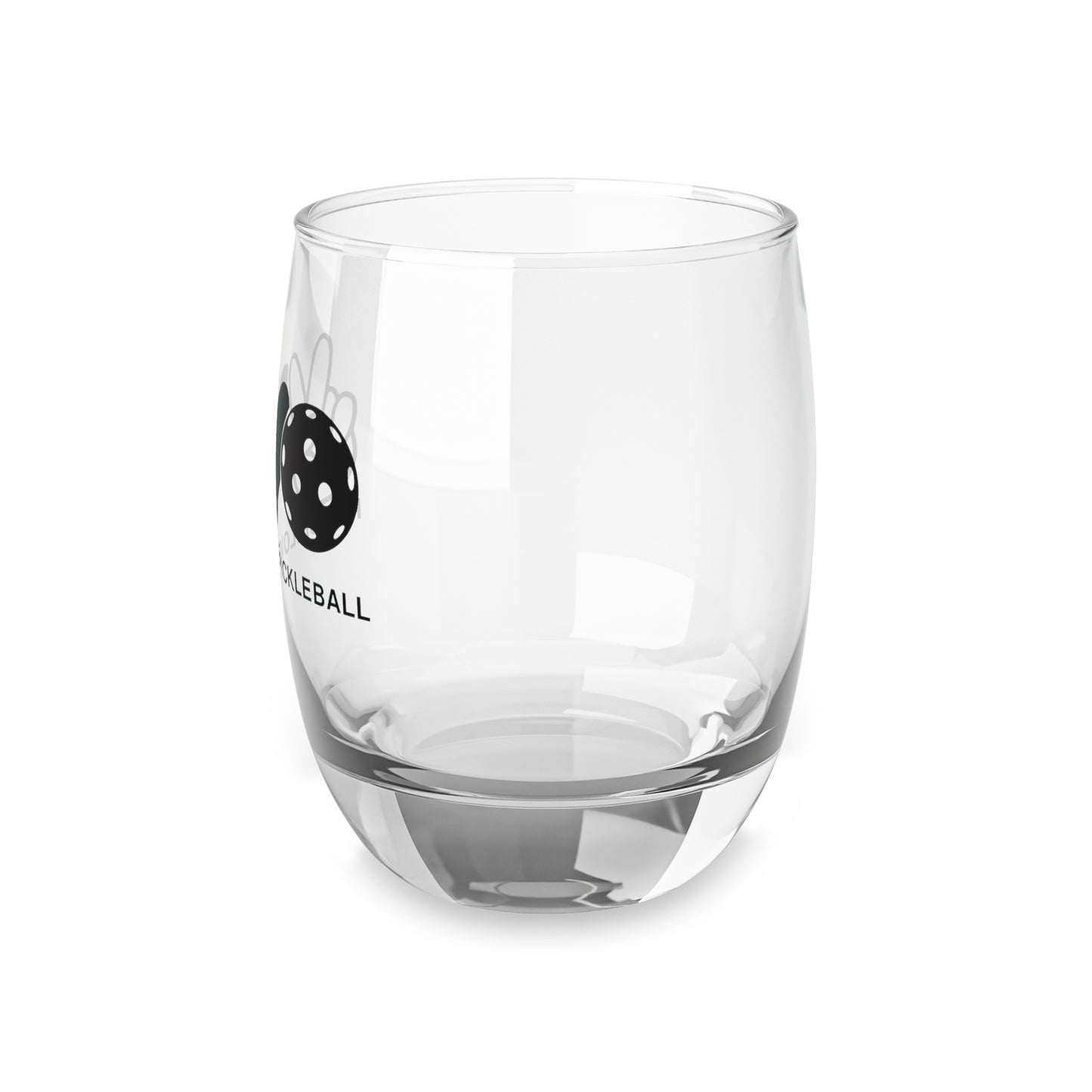 Pickleball Durable Whiskey Glass - Peach.Love.Pickleball