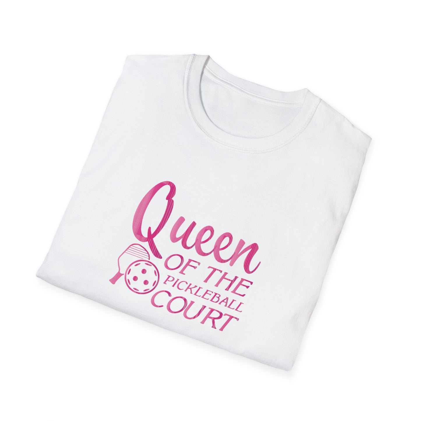 Women's Stylish Pickleball T-shirt - Queen of the Pickleball Court
