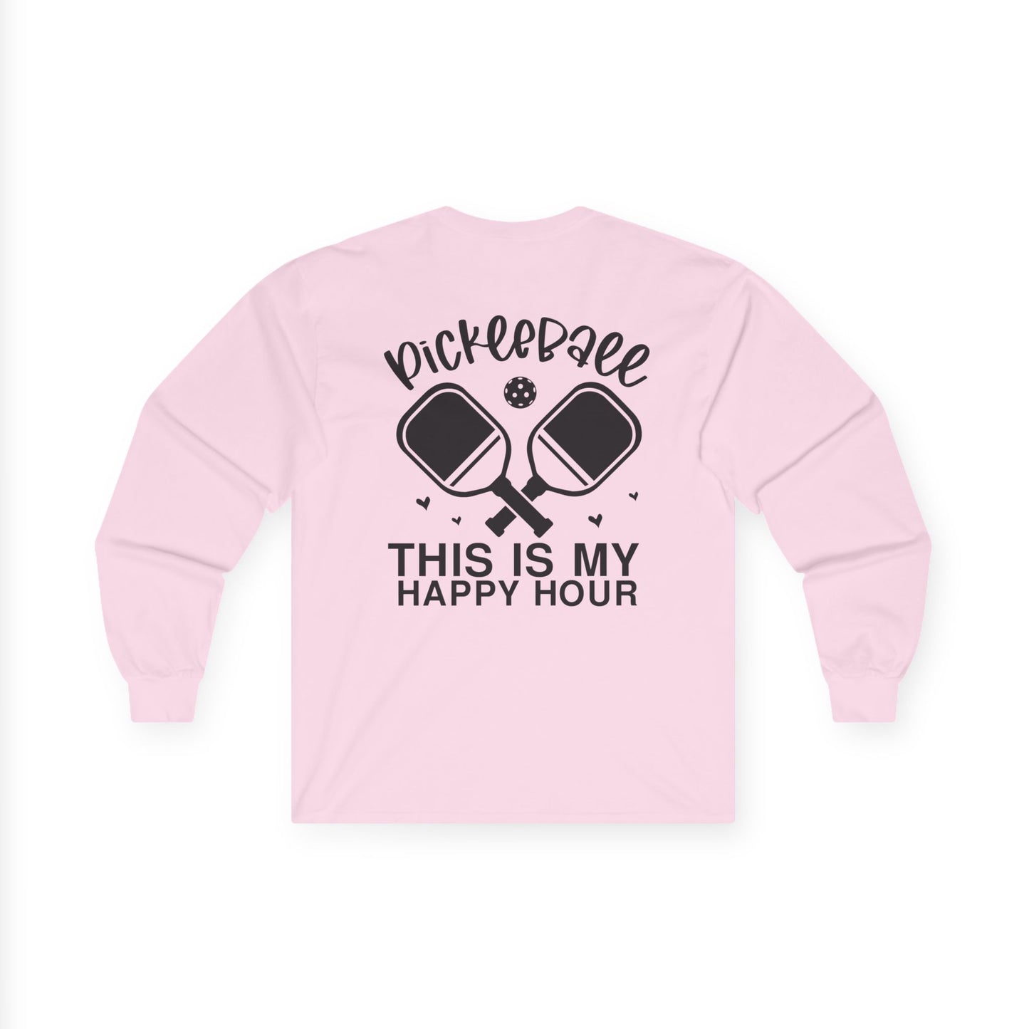 Women's Pickleball Long Sleeves top - Pickleball This Is My Happy Hour